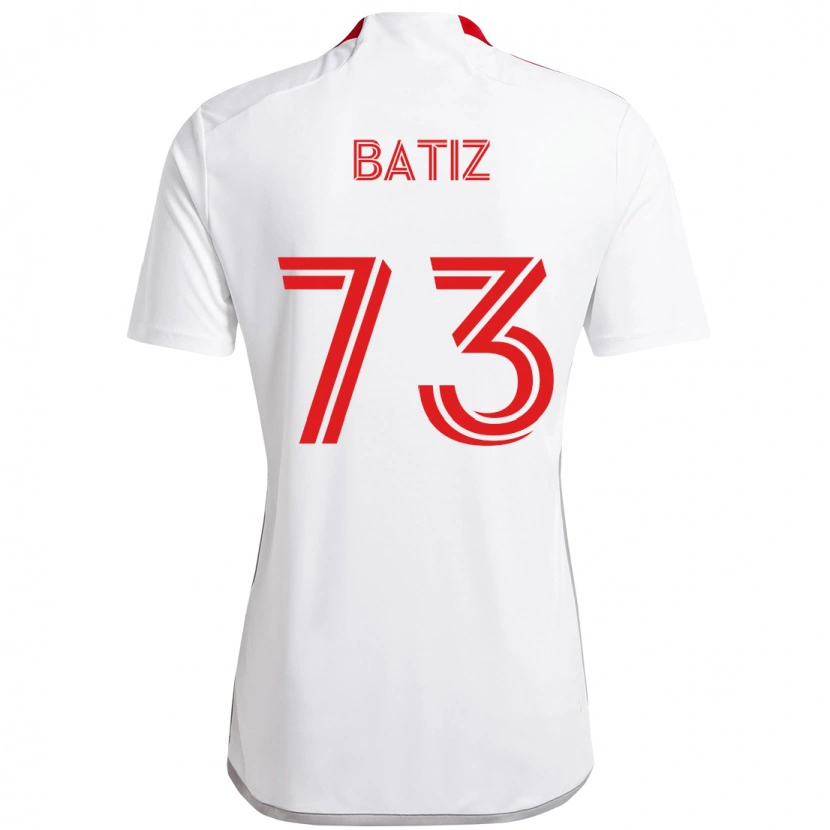 Danxen Damen Jesus Batiz #73 Rot Weiß Auswärtstrikot Trikot 2025/26 T-Shirt Schweiz