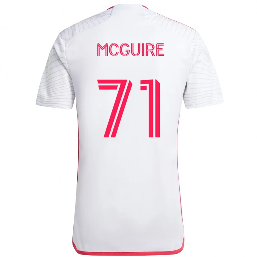 Danxen Damen Nolan Mcguire #71 Magenta Weiß Auswärtstrikot Trikot 2025/26 T-Shirt Schweiz