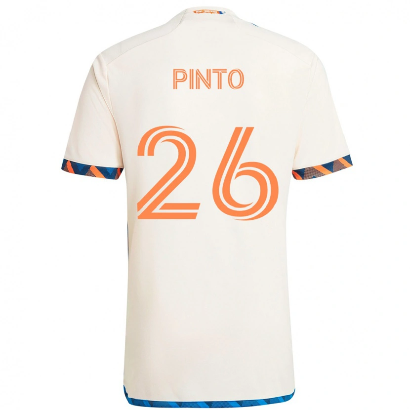 Danxen Damen Malik Pinto #26 Dunkelblau Orange Auswärtstrikot Trikot 2025/26 T-Shirt Schweiz