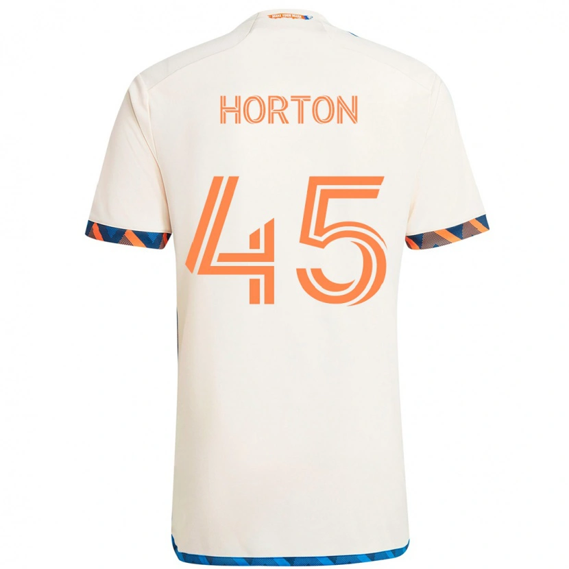 Danxen Damen Philip Horton #45 Weiß Blau Orange Auswärtstrikot Trikot 2025/26 T-Shirt Schweiz