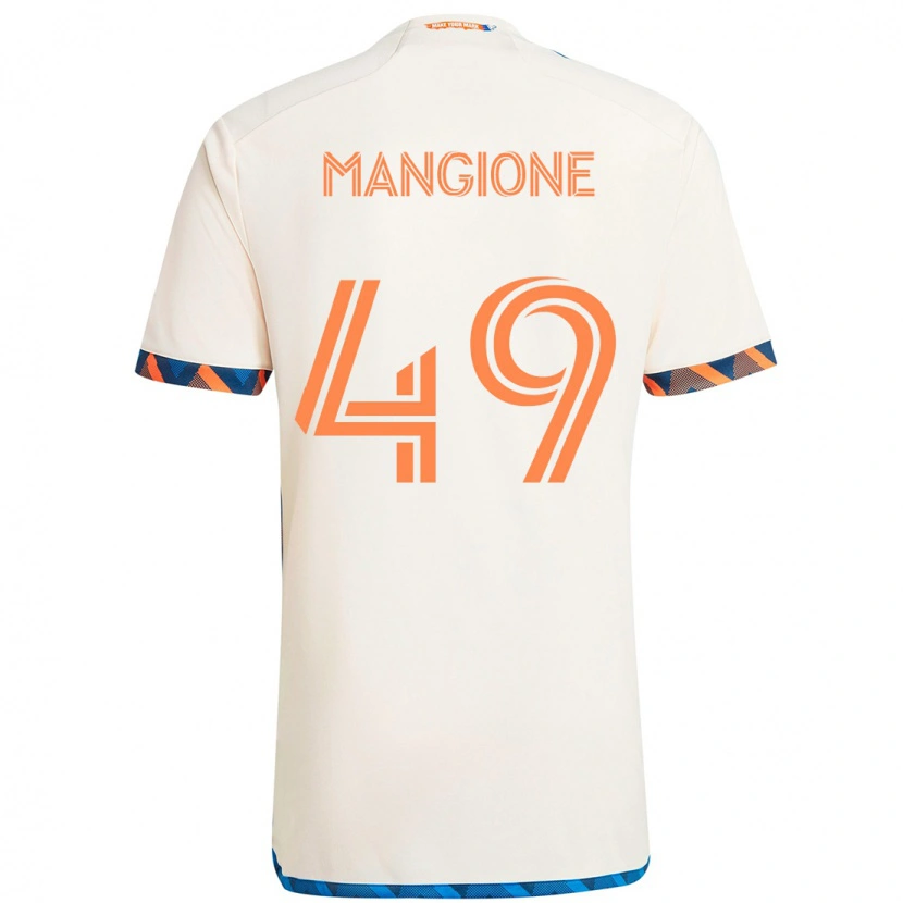 Danxen Damen Peter Mangione #49 Dunkelblau Orange Auswärtstrikot Trikot 2025/26 T-Shirt Schweiz