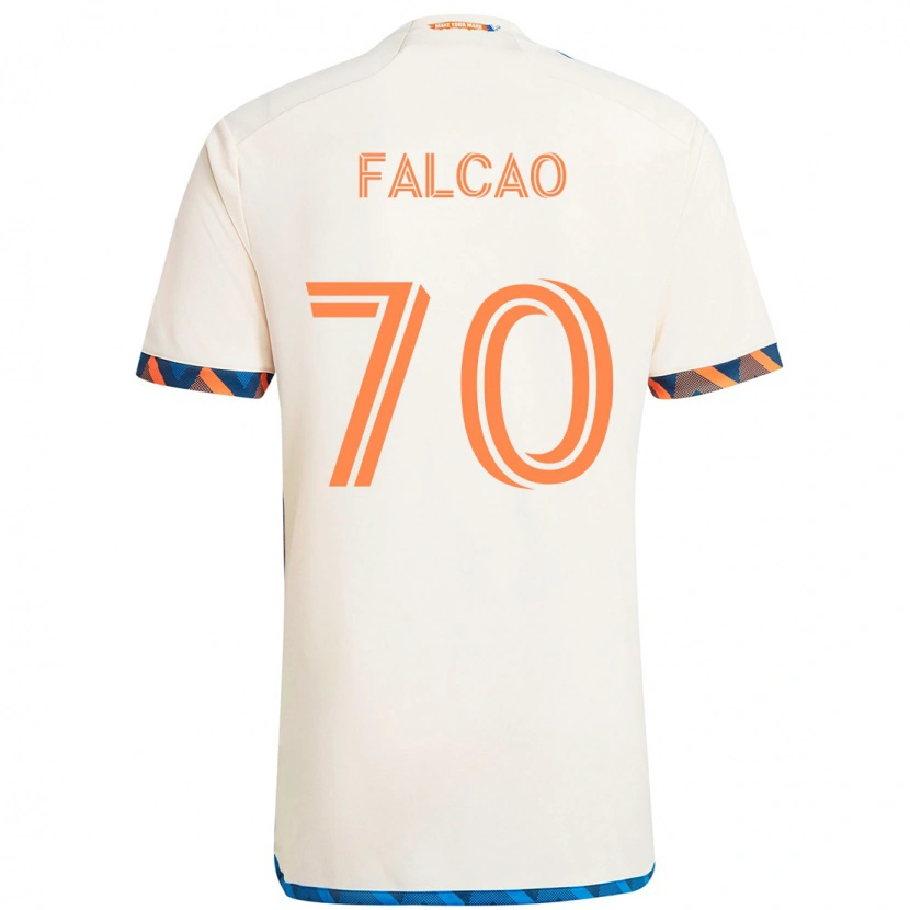Danxen Damen Kiano Falcao #70 Dunkelblau Orange Auswärtstrikot Trikot 2025/26 T-Shirt Schweiz