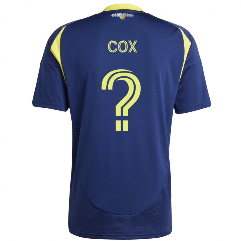 Danxen Damen Justin Cox #0 Marineblau Gelb Auswärtstrikot Trikot 2025/26 T-Shirt Schweiz