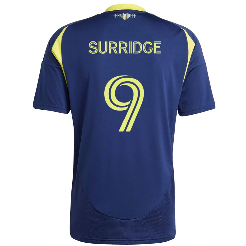 Danxen Damen Sam Surridge #9 Marineblau Gelb Auswärtstrikot Trikot 2025/26 T-Shirt Schweiz