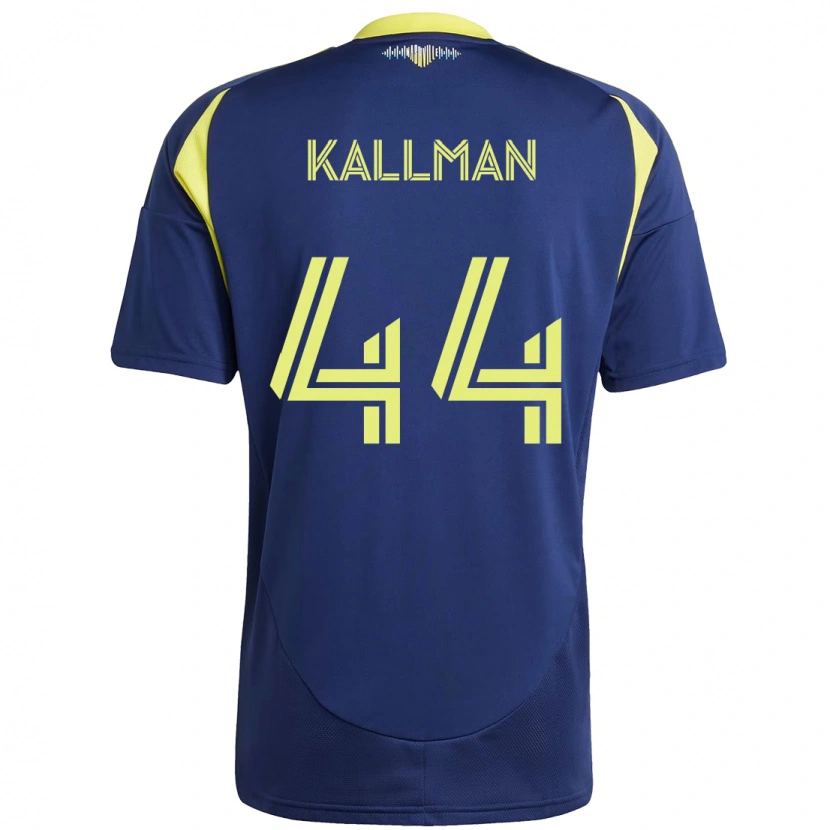 Danxen Damen Brent Kallman #44 Marineblau Gelb Auswärtstrikot Trikot 2025/26 T-Shirt Schweiz