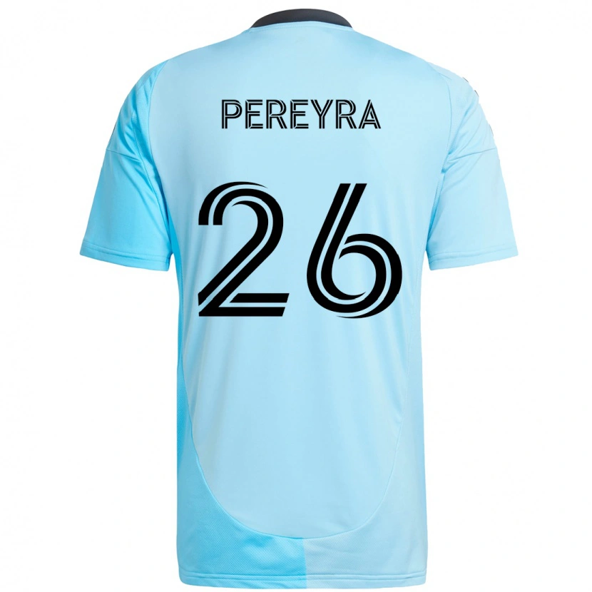 Danxen Damen Joaquín Pereyra #26 Schwarz Blau Auswärtstrikot Trikot 2025/26 T-Shirt Schweiz
