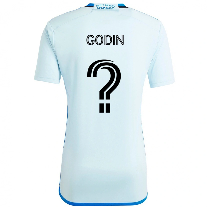 Danxen Damen Étienne Godin #0 Himmelblau Dunkelblau Auswärtstrikot Trikot 2025/26 T-Shirt Schweiz