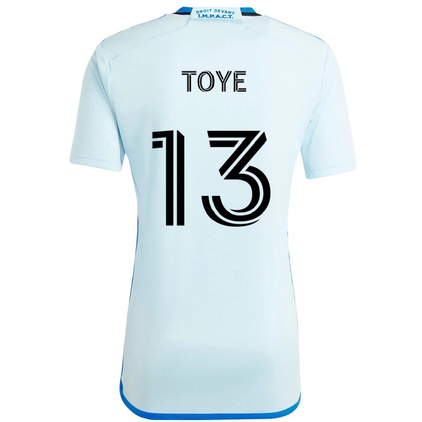 Danxen Damen Mason Toye #13 Himmelblau Dunkelblau Auswärtstrikot Trikot 2025/26 T-Shirt Schweiz