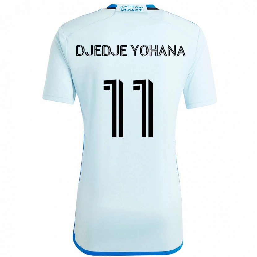 Danxen Damen Kabie Djedje Yohana #11 Himmelblau Dunkelblau Auswärtstrikot Trikot 2025/26 T-Shirt Schweiz