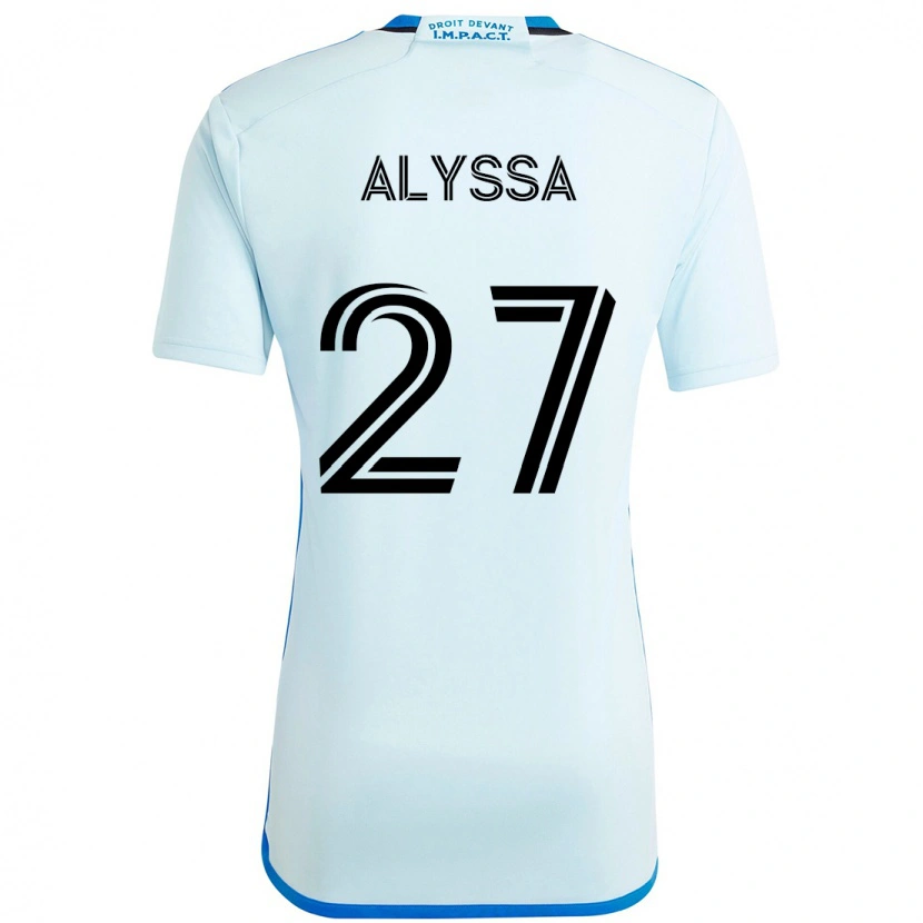 Danxen Damen Garreaud Alyssa #27 Himmelblau Dunkelblau Auswärtstrikot Trikot 2025/26 T-Shirt Schweiz