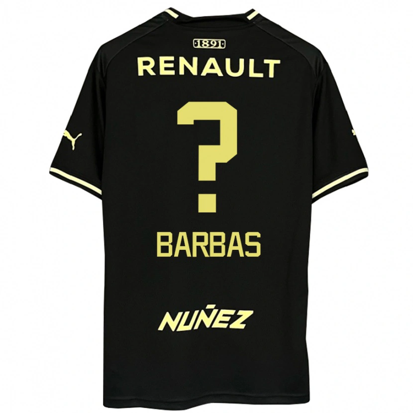 Danxen Damen Germán Barbas #0 Gelb Schwarz Auswärtstrikot Trikot 2025/26 T-Shirt Schweiz