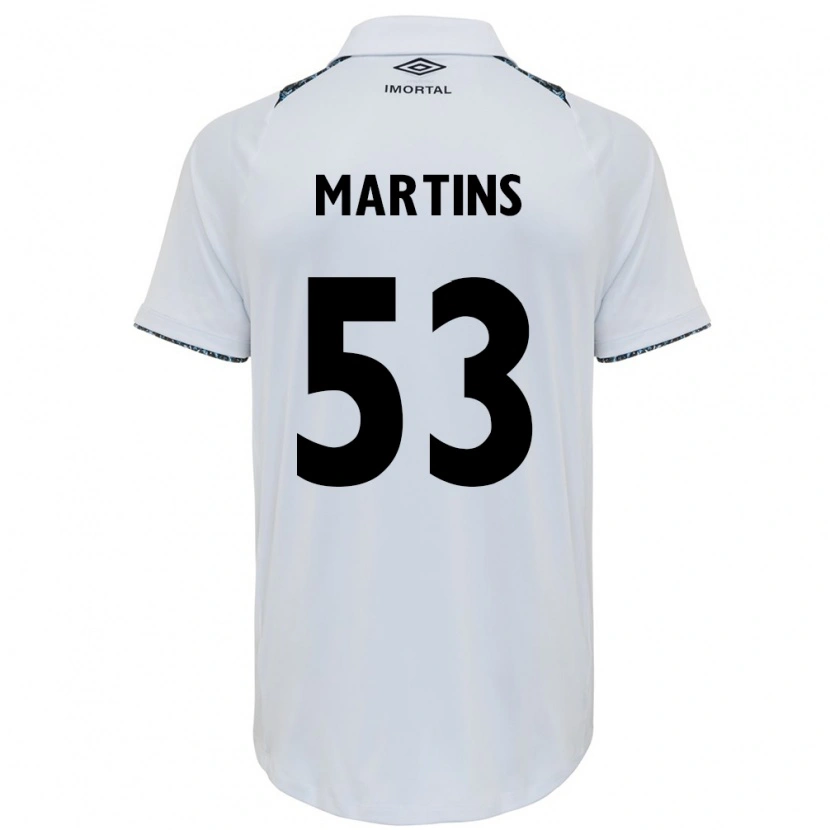 Danxen Damen Gustavo Martins #53 Weiß Blau Auswärtstrikot Trikot 2025/26 T-Shirt Schweiz