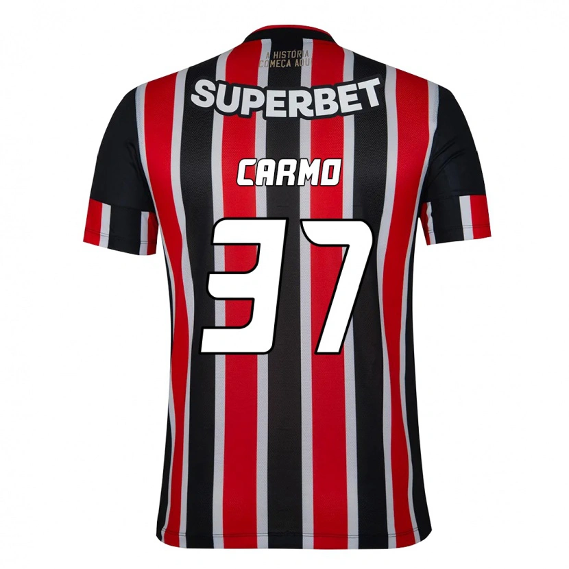 Danxen Damen Henrique Carmo #37 Rot Schwarz Weiß Auswärtstrikot Trikot 2025/26 T-Shirt Schweiz