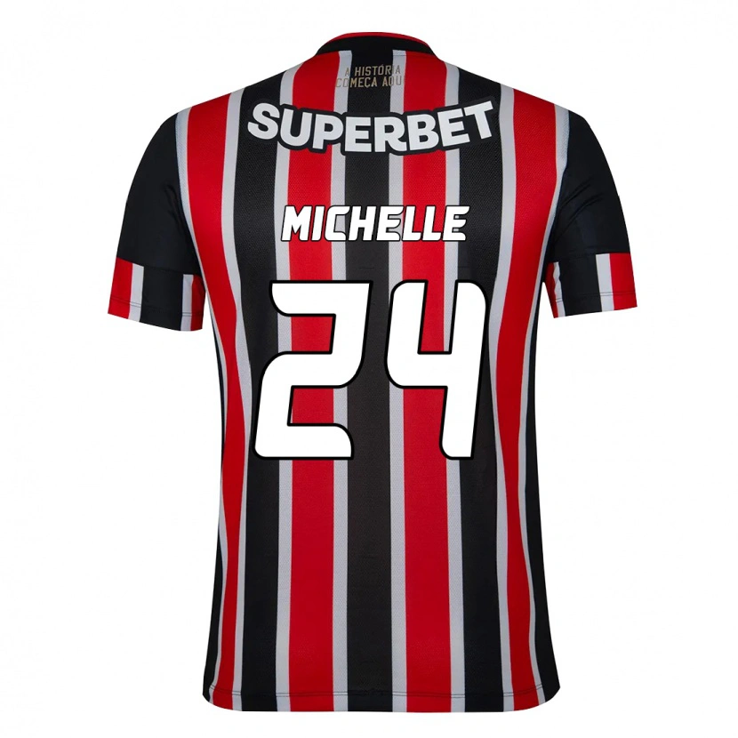Danxen Damen Michelle #24 Rot Schwarz Weiß Auswärtstrikot Trikot 2025/26 T-Shirt Schweiz