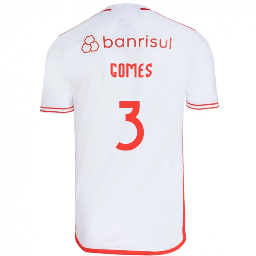 Danxen Damen Igor Gomes #3 Rot Weiß Auswärtstrikot Trikot 2025/26 T-Shirt Schweiz
