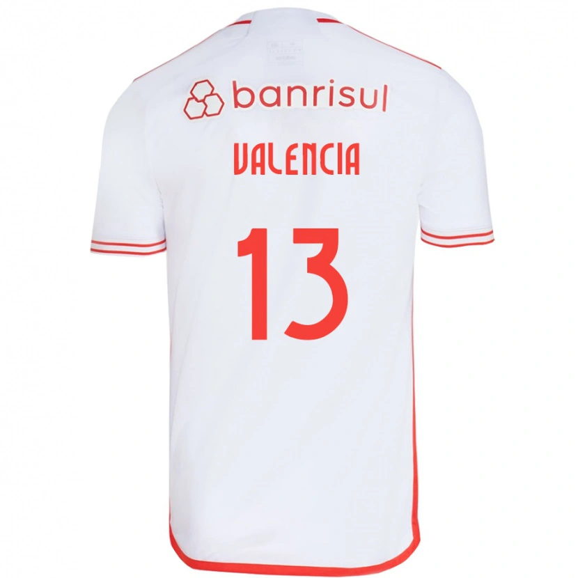 Danxen Damen Enner Valencia #13 Rot Weiß Auswärtstrikot Trikot 2025/26 T-Shirt Schweiz