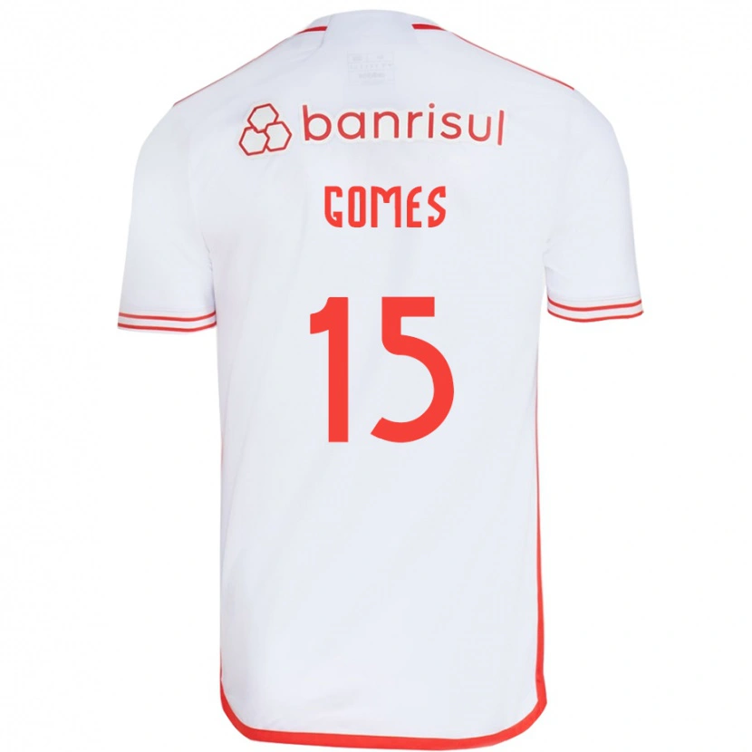 Danxen Damen Bruno Gomes #15 Rot Weiß Auswärtstrikot Trikot 2025/26 T-Shirt Schweiz