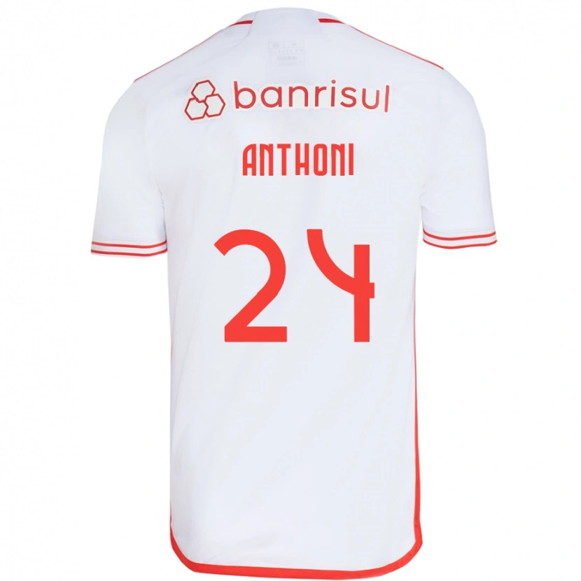 Danxen Damen Anthoni #24 Rot Weiß Auswärtstrikot Trikot 2025/26 T-Shirt Schweiz