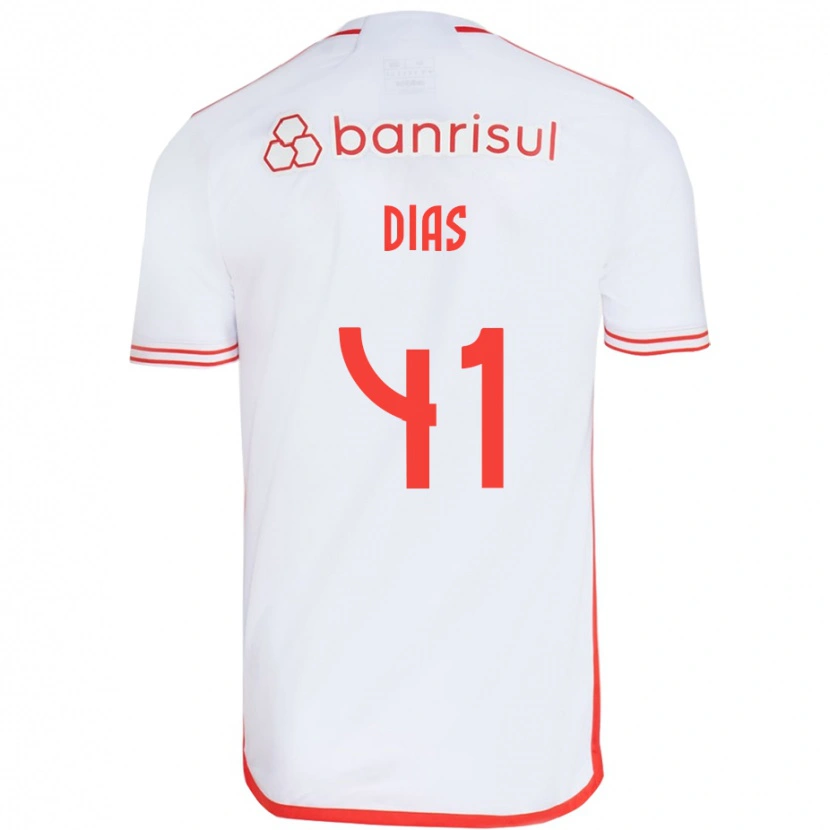 Danxen Damen Matheus Dias #41 Rot Weiß Auswärtstrikot Trikot 2025/26 T-Shirt Schweiz