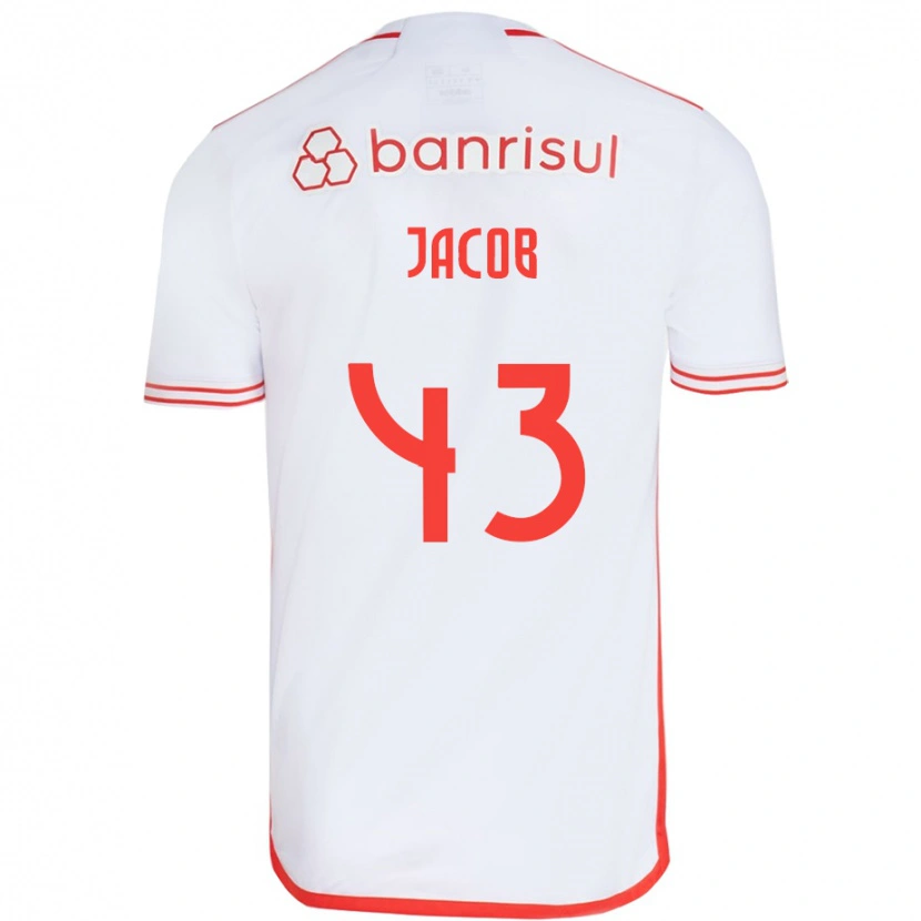Danxen Damen Bernardo Jacob #43 Rot Weiß Auswärtstrikot Trikot 2025/26 T-Shirt Schweiz