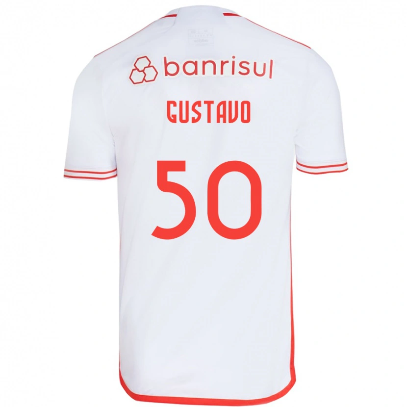 Danxen Damen Gustavo #50 Rot Weiß Auswärtstrikot Trikot 2025/26 T-Shirt Schweiz
