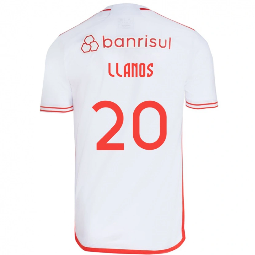 Danxen Damen Pati Llanos #20 Weiß Rot Auswärtstrikot Trikot 2025/26 T-Shirt Schweiz