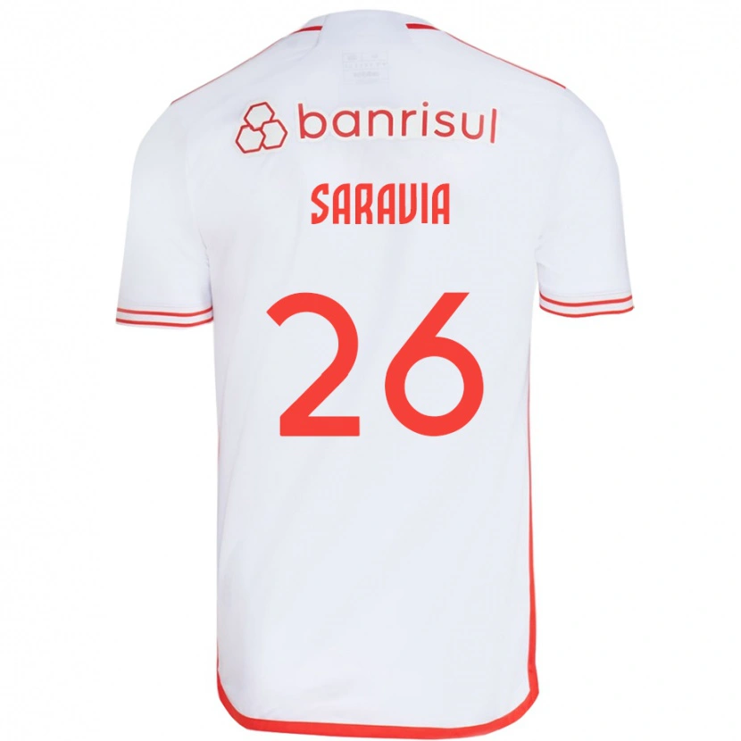Danxen Damen Saravia #26 Rot Weiß Auswärtstrikot Trikot 2025/26 T-Shirt Schweiz