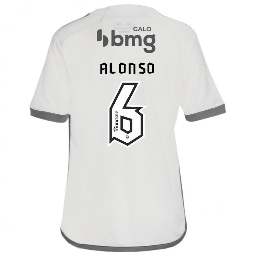 Danxen Damen Júnior Alonso #6 Weiß Schwarz Auswärtstrikot Trikot 2025/26 T-Shirt Schweiz