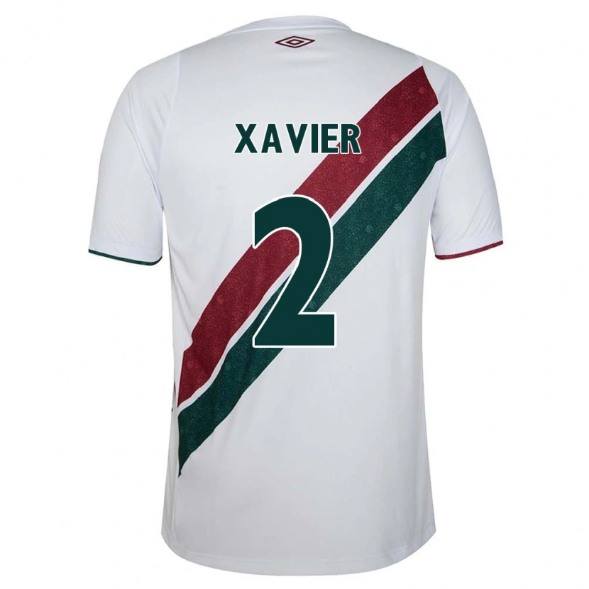 Danxen Damen Samuel Xavier #2 Grün Kastanienbraun Weiß Auswärtstrikot Trikot 2025/26 T-Shirt Schweiz