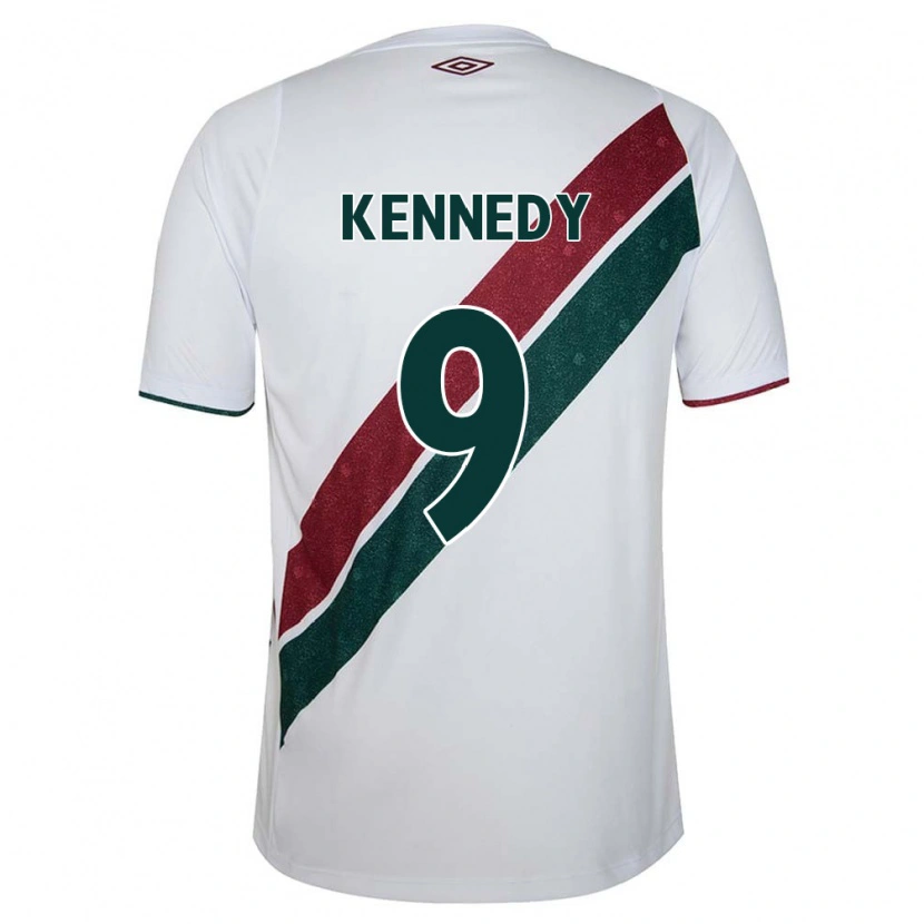 Danxen Damen John Kennedy #9 Grün Kastanienbraun Weiß Auswärtstrikot Trikot 2025/26 T-Shirt Schweiz