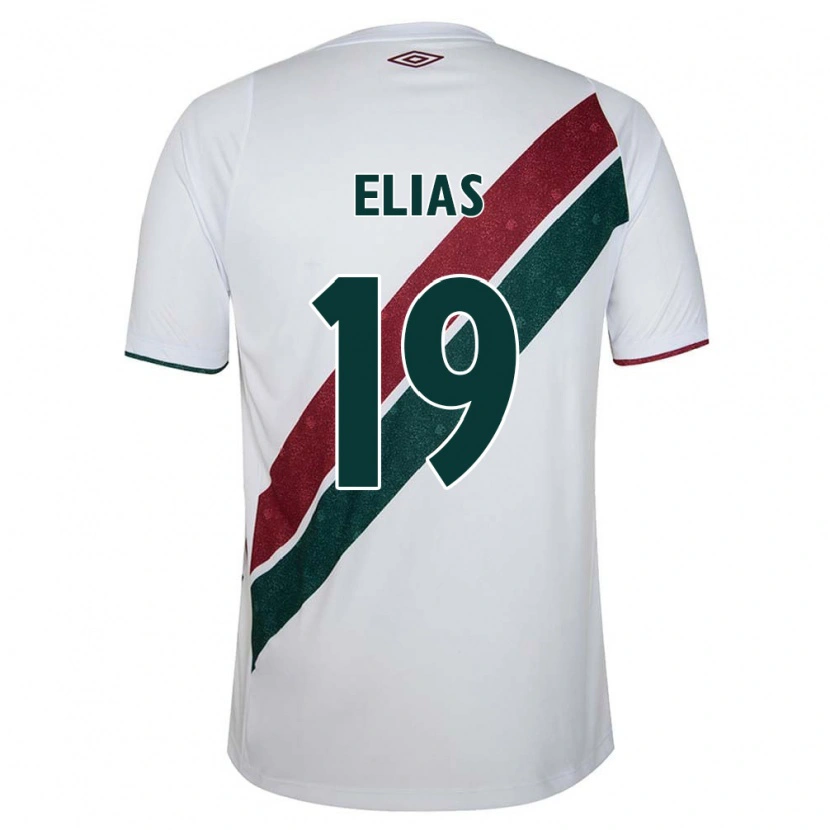 Danxen Damen Kauã Elias #19 Grün Kastanienbraun Weiß Auswärtstrikot Trikot 2025/26 T-Shirt Schweiz