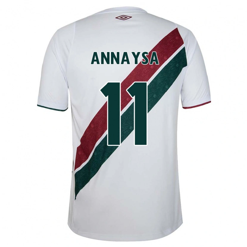 Danxen Damen Annaysa #11 Weiß Grün Kastanienbraun Auswärtstrikot Trikot 2025/26 T-Shirt Schweiz