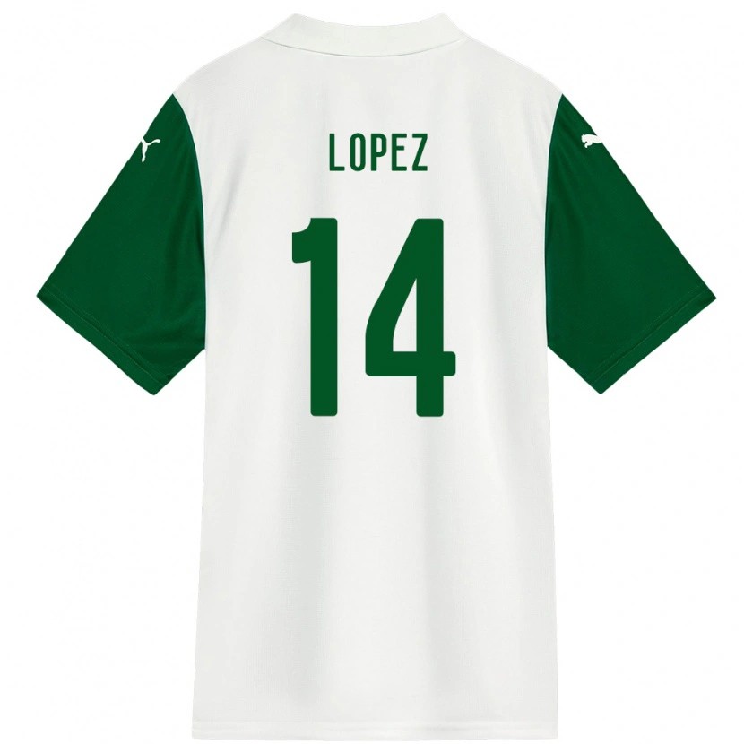 Danxen Damen David Lopez #14 Grün Weiß Auswärtstrikot Trikot 2025/26 T-Shirt Schweiz