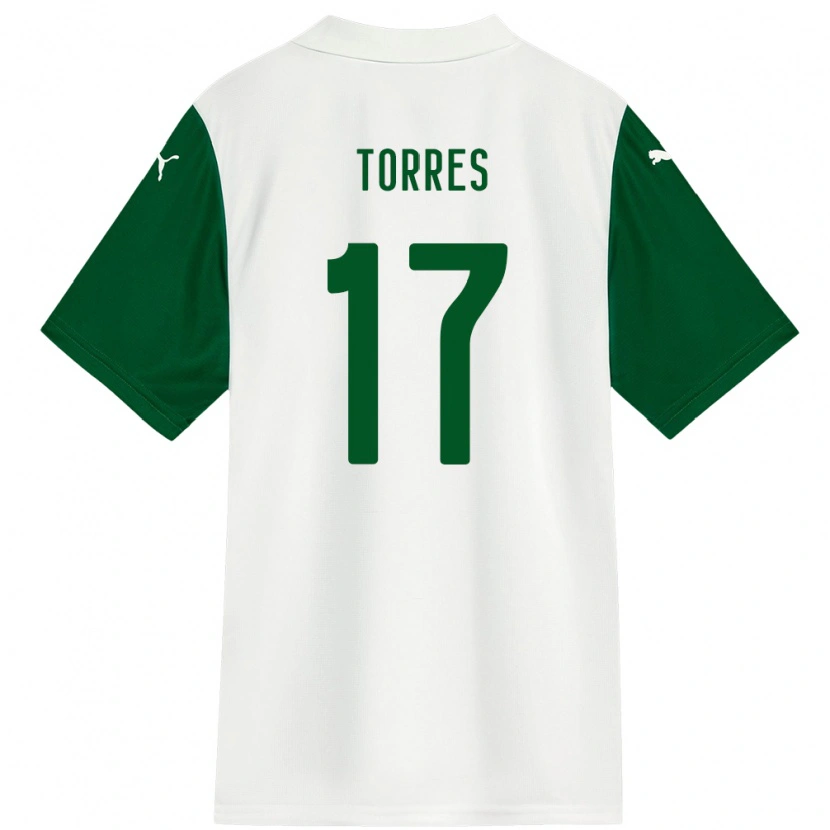 Danxen Damen Facundo Torres #17 Grün Weiß Auswärtstrikot Trikot 2025/26 T-Shirt Schweiz