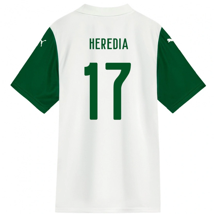 Danxen Damen Jesus Heredia #17 Grün Weiß Auswärtstrikot Trikot 2025/26 T-Shirt Schweiz