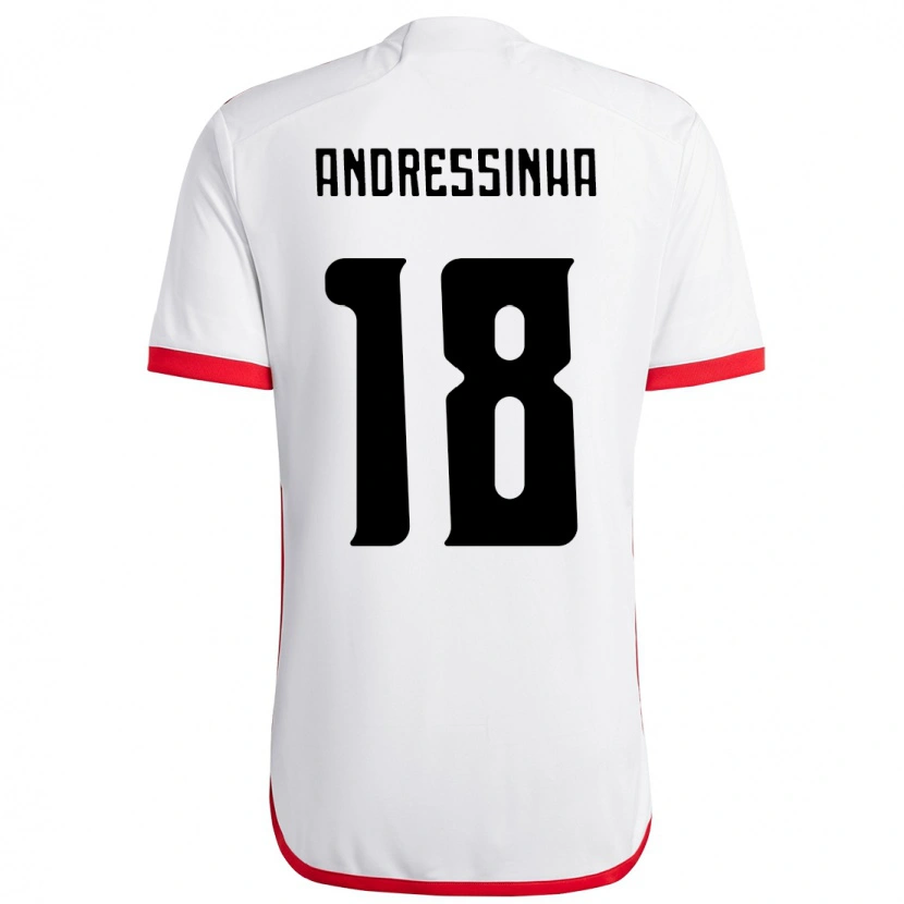 Danxen Damen Andressinha #18 Weiß Rot Auswärtstrikot Trikot 2025/26 T-Shirt Schweiz