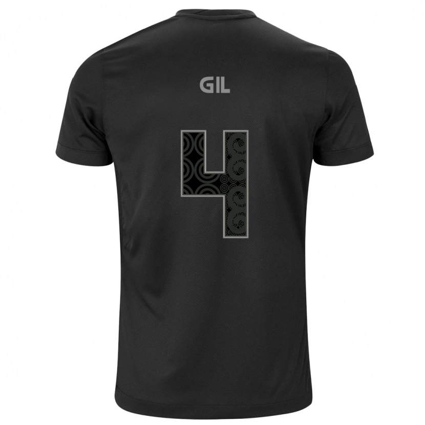 Danxen Damen Gil #4 Weiß Schwarz Auswärtstrikot Trikot 2025/26 T-Shirt Schweiz
