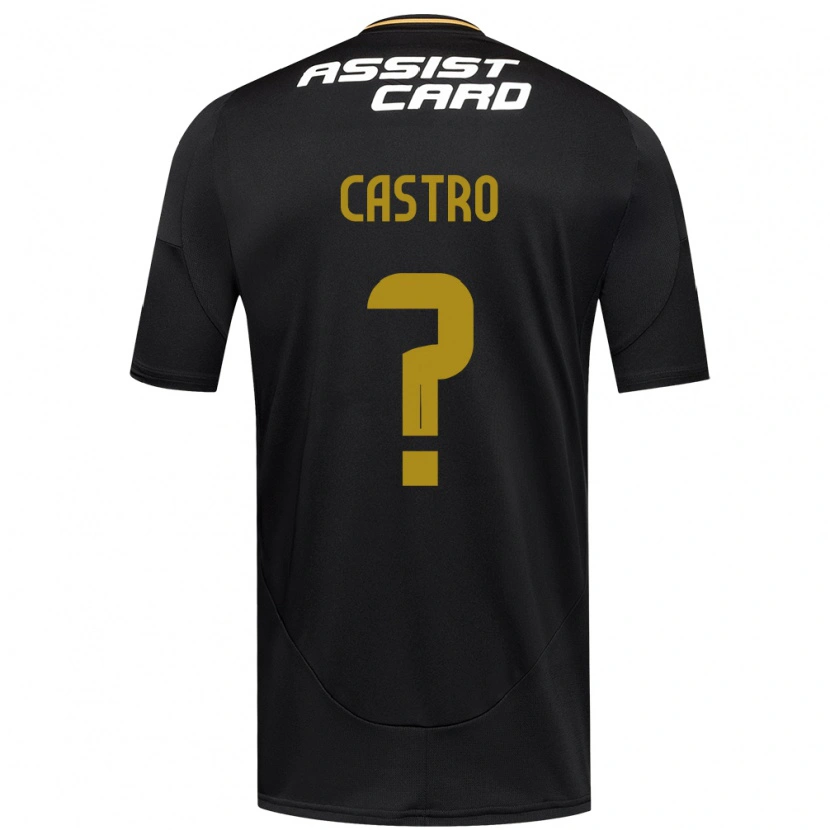 Danxen Damen Benjamín Castro #0 Schwarz Weiß Gelb Auswärtstrikot Trikot 2025/26 T-Shirt Schweiz