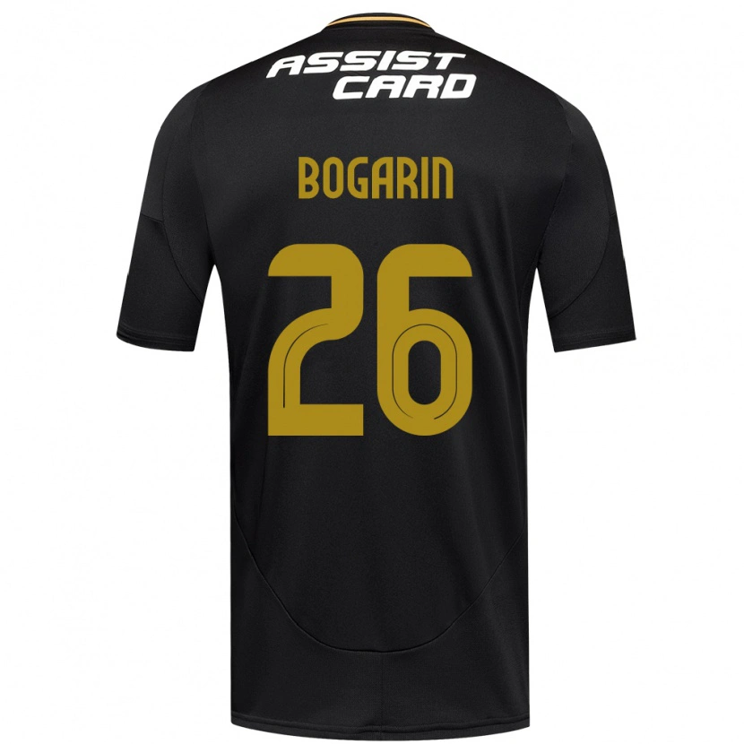 Danxen Damen Dahiana Bogarín #26 Schwarz Weiß Gelb Auswärtstrikot Trikot 2025/26 T-Shirt Schweiz