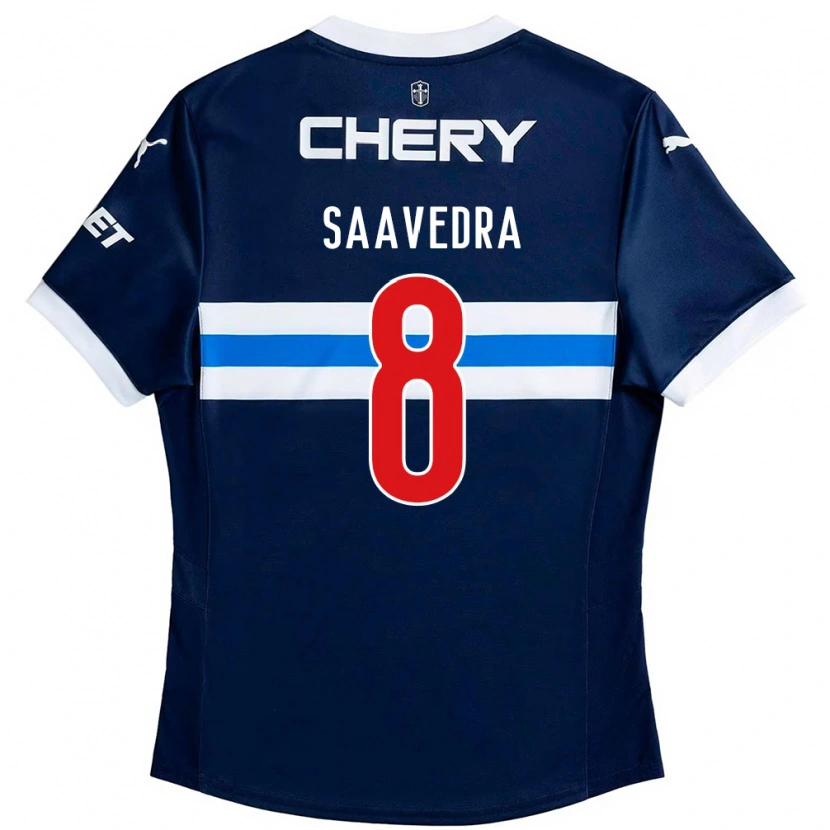 Danxen Damen Ignacio Saavedra #8 Schwarz Blau Auswärtstrikot Trikot 2025/26 T-Shirt Schweiz