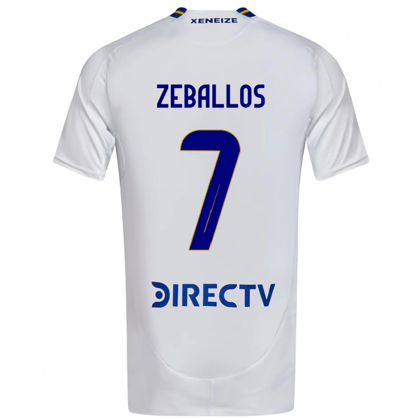 Danxen Damen Exequiel Zeballos #7 Königsblau Gelb Auswärtstrikot Trikot 2025/26 T-Shirt Schweiz