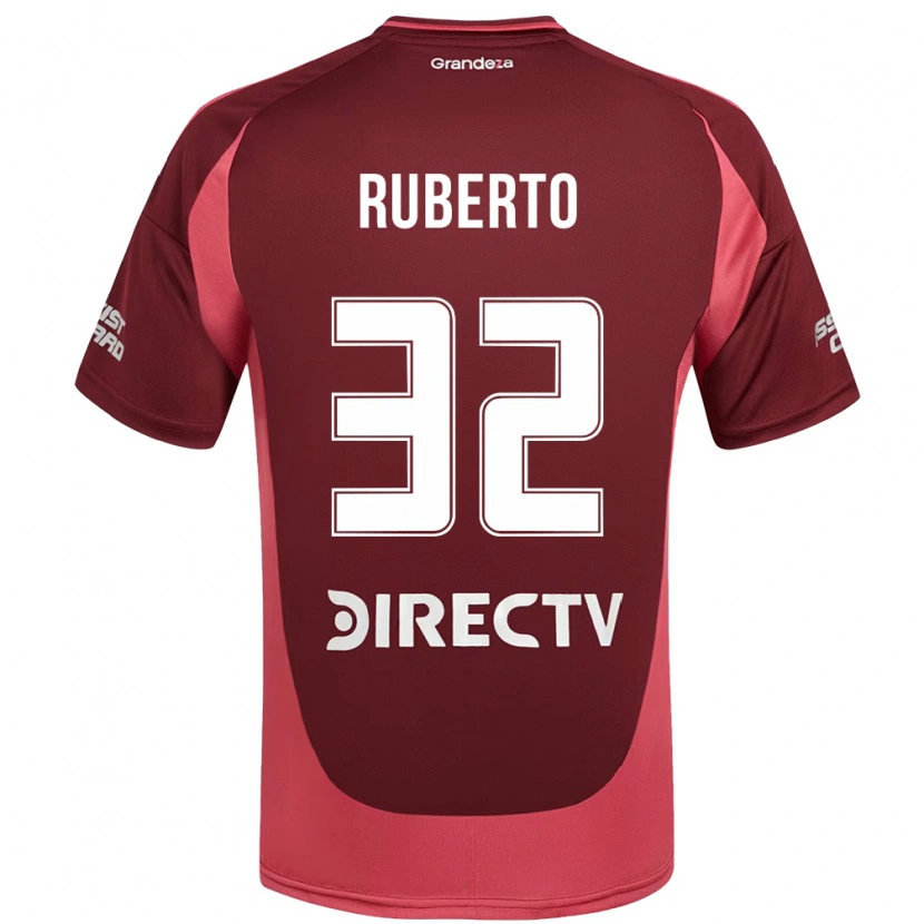 Danxen Damen Agustín Ruberto #32 Weiß Rot Auswärtstrikot Trikot 2025/26 T-Shirt Schweiz