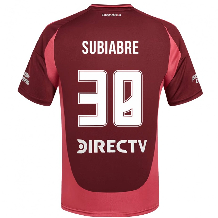 Danxen Damen Ian Subiabre #38 Weiß Rot Auswärtstrikot Trikot 2025/26 T-Shirt Schweiz