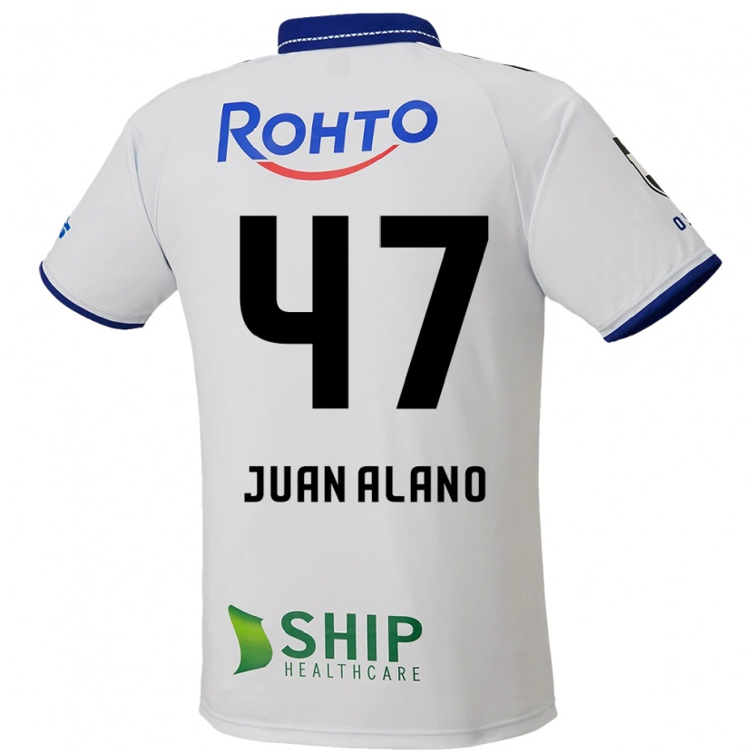 Danxen Damen Juan Alano #47 Blau Weiß Schwarz Auswärtstrikot Trikot 2025/26 T-Shirt Schweiz