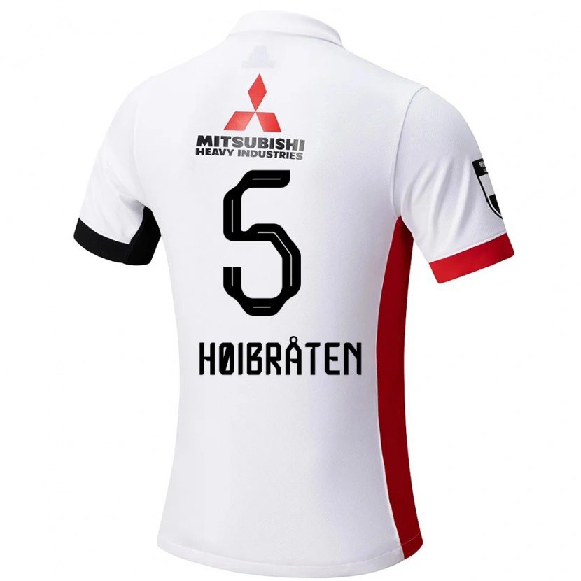 Danxen Damen Marius Høibråten #5 Weiß Schwarz Auswärtstrikot Trikot 2025/26 T-Shirt Schweiz
