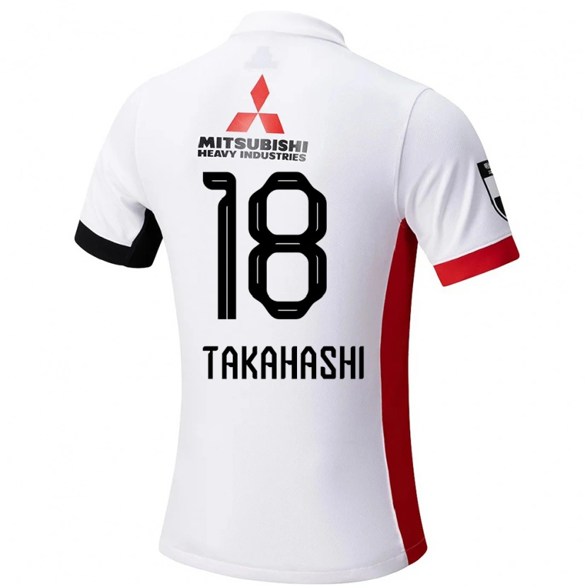 Danxen Damen Toshiki Takahashi #18 Weiß Schwarz Auswärtstrikot Trikot 2025/26 T-Shirt Schweiz