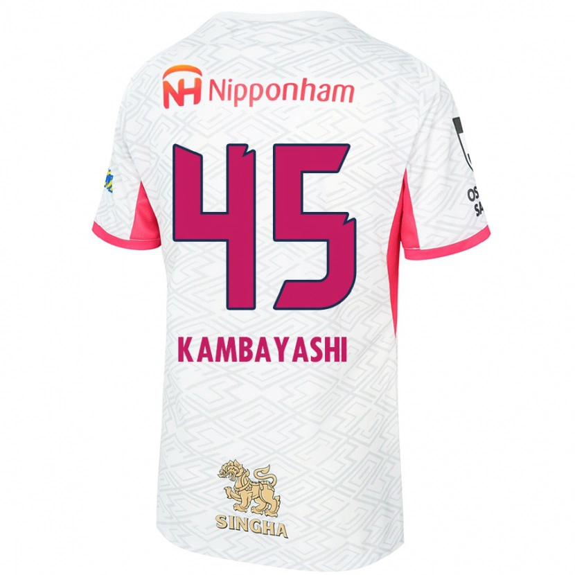 Danxen Damen Go Kambayashi #45 Sakura Rosa Weiß Auswärtstrikot Trikot 2025/26 T-Shirt Schweiz