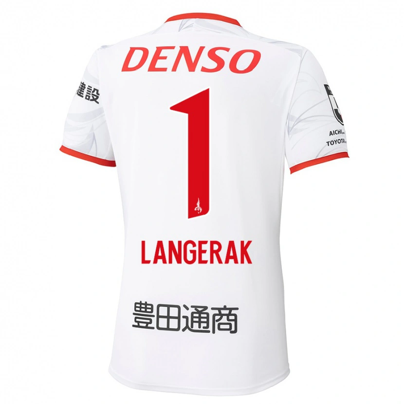 Danxen Damen Mitchell Langerak #1 Rot Gelb Auswärtstrikot Trikot 2025/26 T-Shirt Schweiz