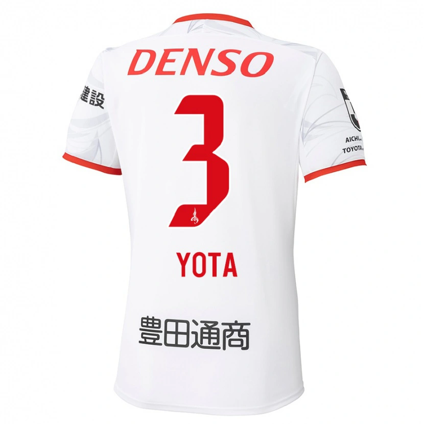 Danxen Damen Yota Sato #3 Rot Gelb Auswärtstrikot Trikot 2025/26 T-Shirt Schweiz