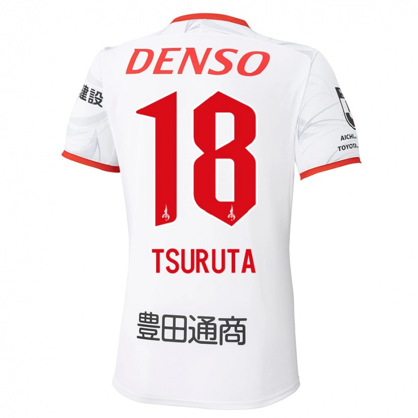 Danxen Damen Shu Tsuruta #18 Rot Gelb Auswärtstrikot Trikot 2025/26 T-Shirt Schweiz